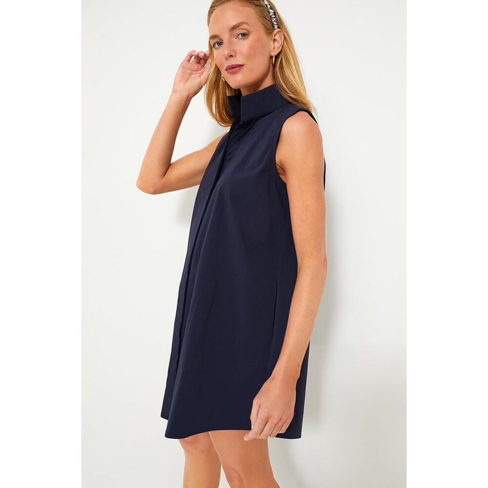 TUCKERNUCK Navy Sleeveless Charlie Dress Size S NWT Retail $128 Tuckernuck - Picture 6 of 8